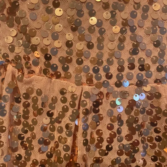 Sparkling pink sequin dress from rue 21, size small, worn once. Beautiful bling! - Picture 8 of 8